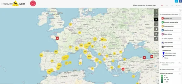 Mosquito Alert - Ver en A tu Salud Ambiental