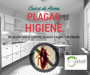 plagas desencadentes asma